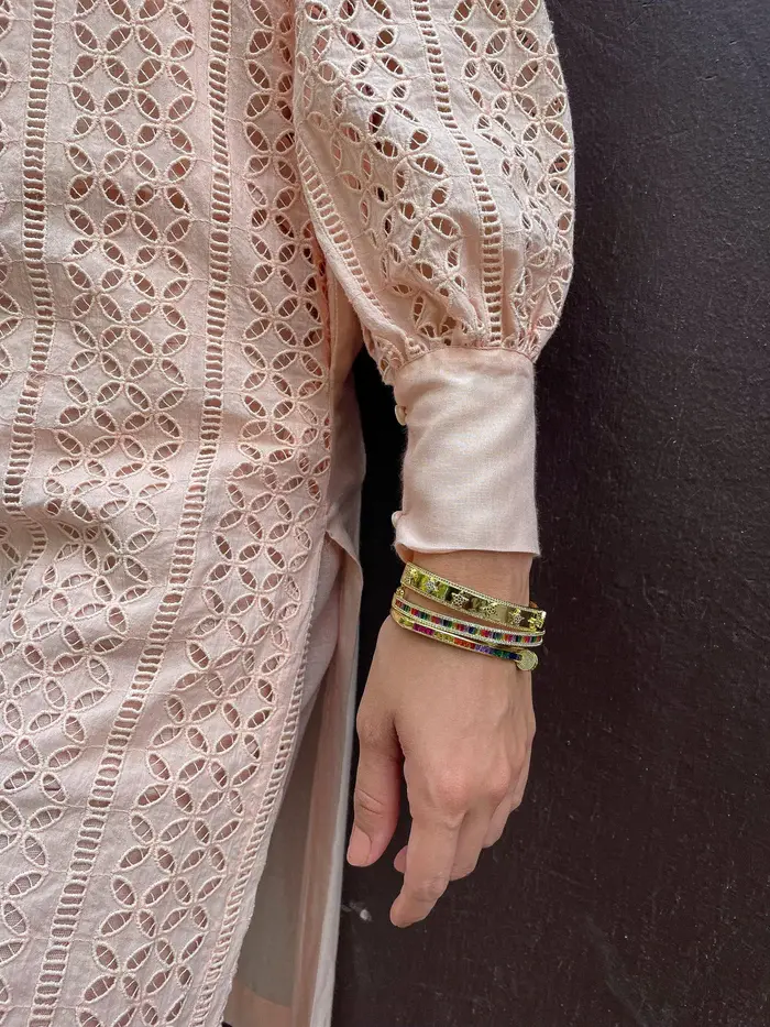 Peach Schifli Kurta 3