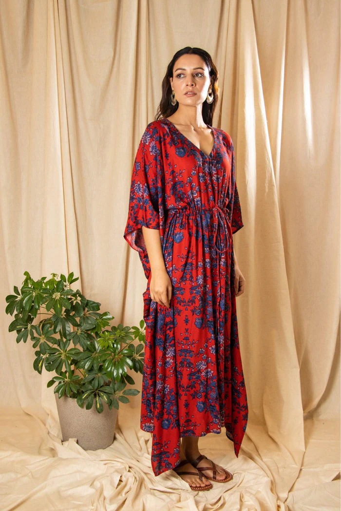 Rubia Floral Kaftan